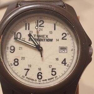 Timex Expedition Camper Brown/Tan Nylon Men's Watch w/Date